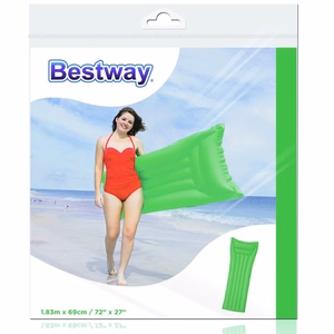Bestway piepūšamais pludmales matracis, 183 × 69 cm, zaļš