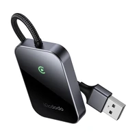 CarPlay bezvadu adapteris ar USB kabeli McDodo CA-7210 melns