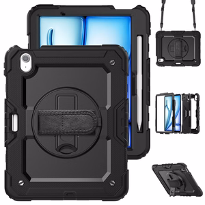 Tech-Protect Solid360 viedtālruņa apvalks iPad Air 11" 2024 - melns