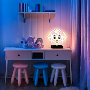 Неоновый LED-светильник на подставке Paw Patrol - Skye OW-120546