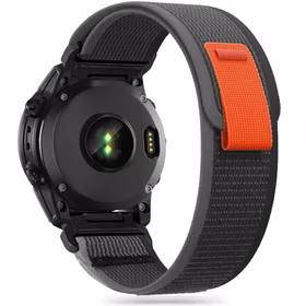 TECH-PROTECT NYLON GARMIN FENIX 3 / 5X / 3HR / 5X PLUS / 6X / 6X PRO / 7X MELNS/ORANŽS