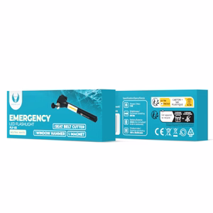 Forever Light LED lukturītis ārkārtas situācijām ar āmuru un magnētu 2xAAA COB FLF-03