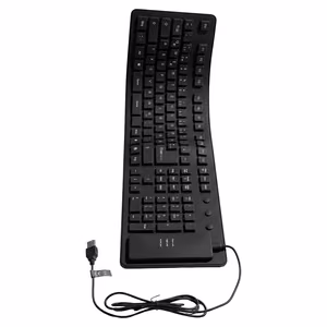 Silicone wired keyboard R Home Office
