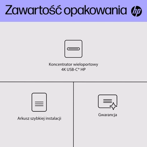 HP 4K USB-C daudzfunkcionāls centrmezgls
