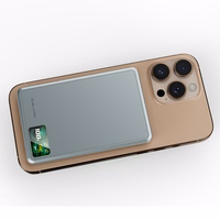 Blavec Portatīvais lādētājs 10000mAh BJ-03 Plāns 13,5mm - Type C - 22,5W magnētiskā Magsafe 3 in 1 (PBBJ03-MC10G) pelēka