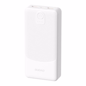 Powerbank Dudao K10Pro 2.4A 20000mAh 2 x USB-A - белый