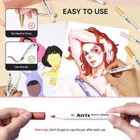 Akrila marķieru pildspalvas ARRTX 30C, 30 krāsas, ādas toņi