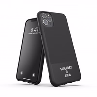 SUPERDRY Formēts maciņš CANVAS IPHONE 11 PRO MAX melns