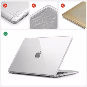 Tech-Protect Softshell maciņš MacBook Neo 13" 2026, caurspīdīgs