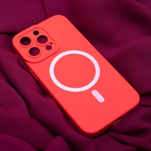 Silicon Mag maciņš for iPhone 16 Plus 6,7" sarkans