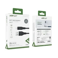 Acefast kabelis MFI USB - Lightning 1.2m, 2.4A melns (C3-02 melns)