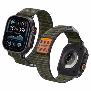 Spigen WBF0 ремешок для Apple Watch 44 / 45 / 46 / 49 mm — зеленый