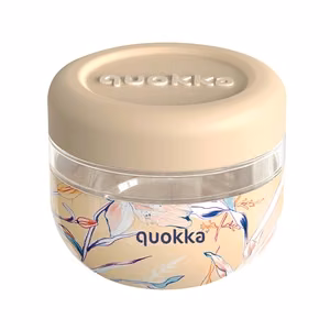 Quokka Bubble Food Jar 500 ml pārtikas trauks, vintāžas ziedu raksts