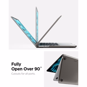 Spigen AirSkin aizsargapvalks MacBook Air 13" 2023 / 2024 / 2025 / 2026 – daļēji caurspīdīgs