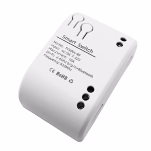Tuya 1 kanāla viedais Wi-Fi/RF relejs, 10 A, 7–32 V DC