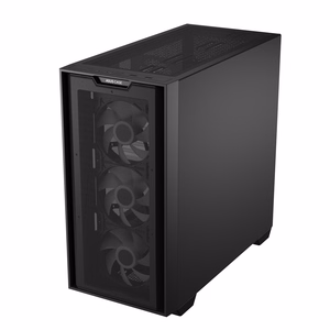 ASUS A21 PLUS MidiTower melns ARGB caurspīdīgs panelis MicroATX MiniITX