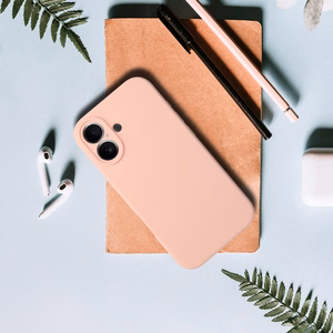 Silikona Lite viedtālruņa apvalks Iphone 17 persiku krāsas