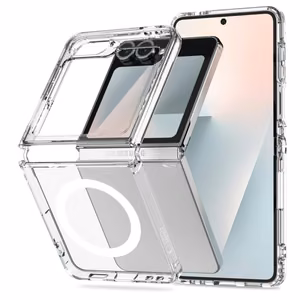 Tech-Protect FlexAir Hybrid MagSafe viedtālruņa apvalks Samsung Galaxy Z Flip 6 / 7 FE - caurspīdīgs