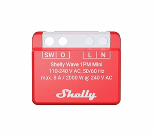 Shelly Wave 1PM Mini LR viedais Z-Wave relejs