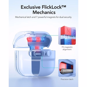 ESR Pulse HaloLock MagSafe  Apple AirPods 4 / 5 vāciņš, gaiši zils