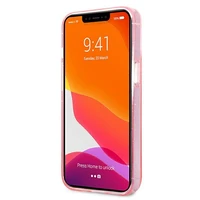 Karl Lagerfeld KLHCP13LKCTUGLP iPhone 13 Pro / 13 6,1\" Viedtālruņa apvalks - rozā Glitter Karl's & Choupette