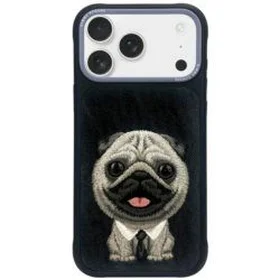 NIMMY viedtālruņa apvalks BIG EYED PET 2.0 Suns priekš IPHONE 17 melns