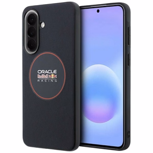 Red Bull vāks Samsung A57 (Meshed PU Red Ring & Metal Buttons) tumši zils