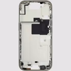 Vidējais rāmis saderīgs ar iPhone 16 Pro / Dabiskais titāns / OEM