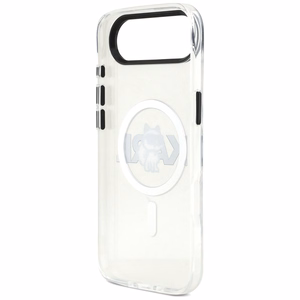 Karl Lagerfeld IML Choupette Sketch Logo Magnētiskais viedtālruņa apvalks iPhone Air - caurspīdīgs