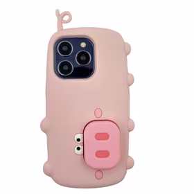 Maciņš 3D PIG AR IPHONE 14 PRO STAND