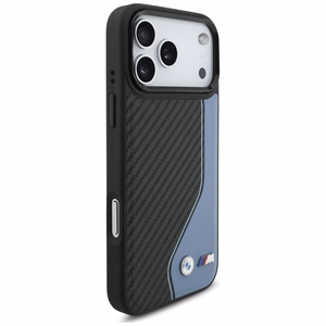 BMW M Carbon Logo MagSafe Чехол для iPhone 17 Pro Max - синий