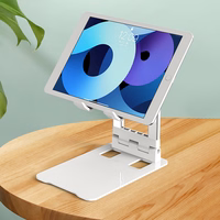 Wozinsky WPT-K28 galda statīvs tālrunim, planšetdatoram, viedtālrunim, salokāms - balts