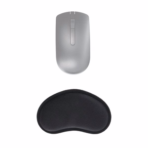 Ergonomisks plaukstas paliktnis 130 x 78 x 25 mm melns