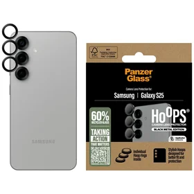 PanzerGlass Hoops objektīva aizsargstikls Samsung Galaxy S25 melns