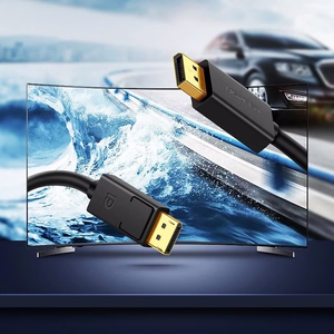 Kabeļa Ugreen DP102 no DisplayPort uz DisplayPort 1.0m melns