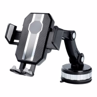 Auto turētājs vējstiklam / paneļim SUPER STRONG ZP-X0566 melns