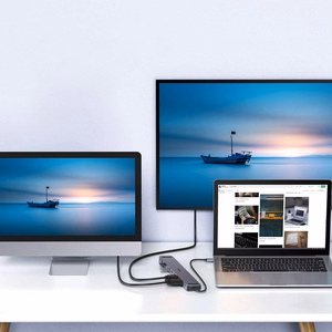 Choetech USB-C centrmezgls 11in1 100W PD pelēks (HUB-M20)