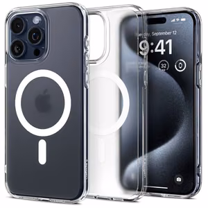 Spigen Ultra Hybrid Mag apvalks ar MagSafe iPhone 16 Pro - skaidrs