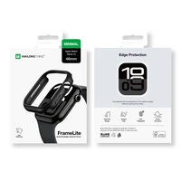 AmazingThing Minimal apvalks Apple Watch 46mm – Melns