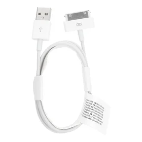 FORCELL F-ENERGY C606 kabelis USB A uz iPhone 30-pin (iPhone 4) 1A 1 m balts