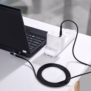 Кабель Baseus Zinc Magnetic - Type C на DC Lenovo 7,9x5,5mm - 100W 2 метра (CATXC-Y01) чёрный