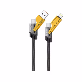 XO kabeli NB283 4w1 USB-C - Lightning + USB - USB-C 60W 1,0m šari