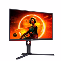 AOC G3 25G3ZM/BK computer monitor 62.2 cm (24.5") 1920 x 1080 pixels Full HD melns, sarkans