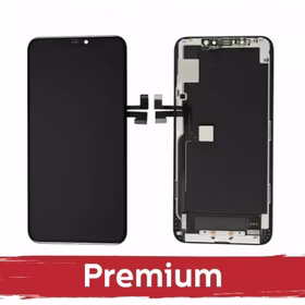 LCD displejs saderīgs ar iPhone 11 Pro Max Melns (Hard OLED / Premium) /*Removable IC*/