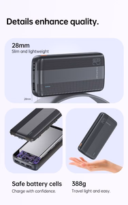 Ārējā baterija Power Bank Awei P19K 5V/2.4A 20000mAh melna