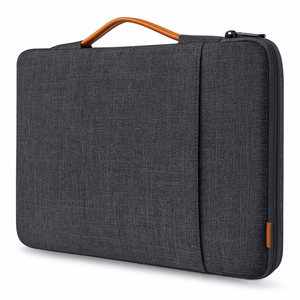 Inateck LB02006 portfelis-apvalks 14" klēpjdatoram, melns un pelēks