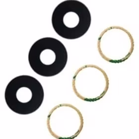 Samsung S721 S24 FE lens priekš camera Melns (only lens 3pcs) ORG