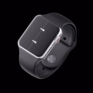 Защитная плёнка для экрана 3mk Watch ARC Apple Watch SE 44мм 3 шт