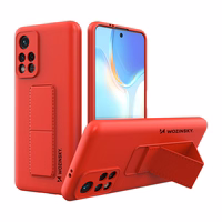 Wozinsky silikona apvalks ar statīvu (Xiaomi Redmi Note 11S / Note 11) - sarkans