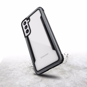 X-Doria Raptic Shield Pro vāciņš ierīcei Samsung Galaxy S22+ 5G, ar pretmikrobu aizsardzību, melns